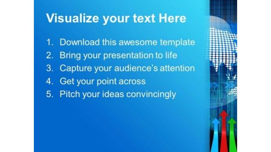 Arrows Success Global PowerPoint Templates And PowerPoint Themes 0312