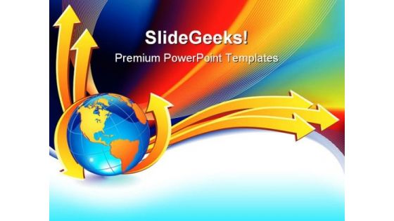 Arrows Symbol PowerPoint Template 0510
