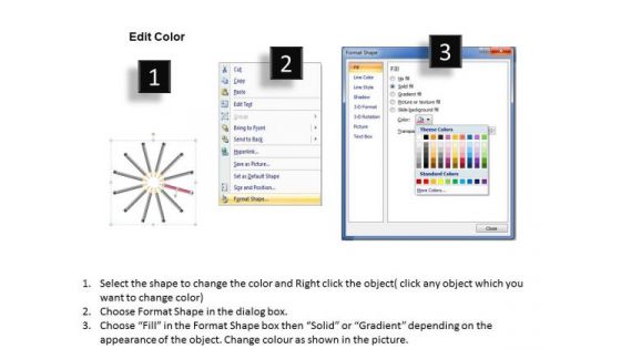 Art Symbol With Pencils Ppt Catering Business Plan Template PowerPoint Slides