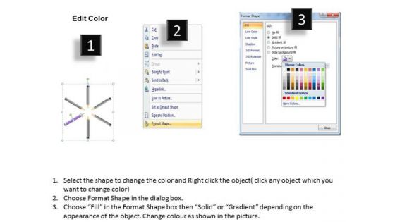 Art With Color Pencils In Circular Flow Ppt Business Plan Start Up PowerPoint Template