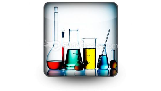 Assorted Laboratory Glassware PowerPoint Icon S