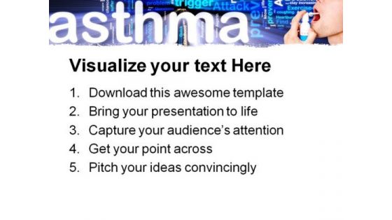 Asthma Medical PowerPoint Templates And PowerPoint Backgrounds 0411
