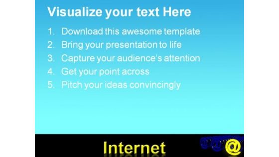 At Symbol Internet PowerPoint Templates And PowerPoint Backgrounds 0211