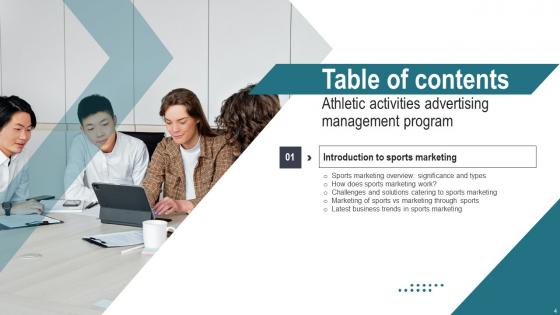Athletic Activities Advertising Management Program Ppt Powerpoint Presentation Complete Deck