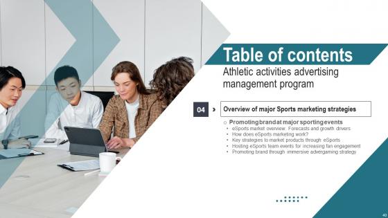 Athletic Activities Advertising Management Program Ppt Powerpoint Presentation Complete Deck