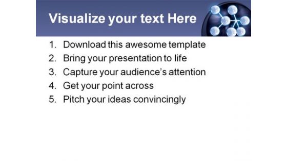 Atom Medical PowerPoint Template 0610