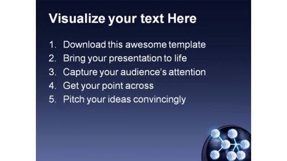 Atom Medical PowerPoint Template 0610