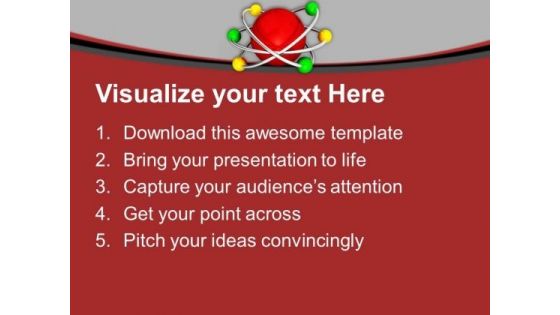 Atom Science For Future Growth PowerPoint Templates Ppt Backgrounds For Slides 0413