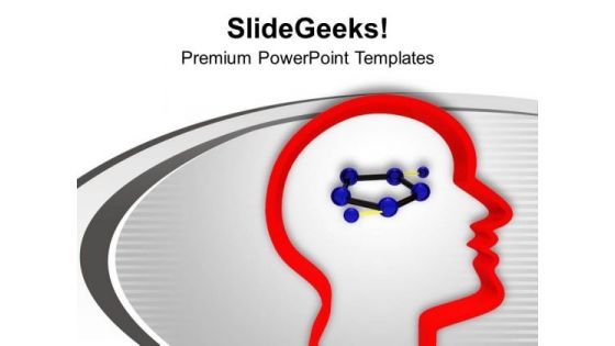 Atomic Symbol Creative Mind PowerPoint Templates Ppt Backgrounds For Slides 0513