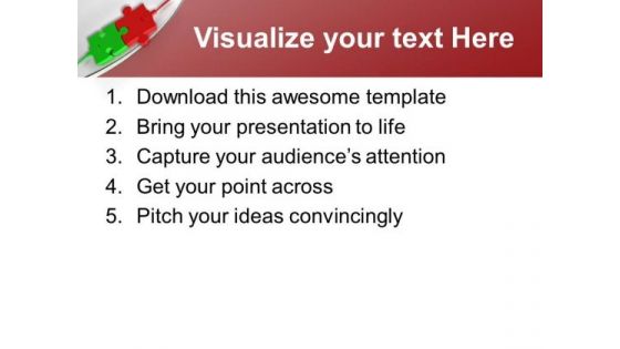 Attach Two Solution For Business PowerPoint Templates Ppt Backgrounds For Slides 0413