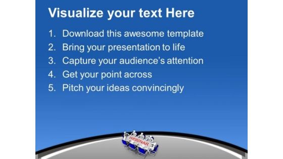Attend Webnair For Business Growth PowerPoint Templates Ppt Backgrounds For Slides 0513
