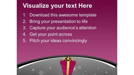 Attractive Presents Christmas Eve PowerPoint Templates Ppt Backgrounds For Slides 1112