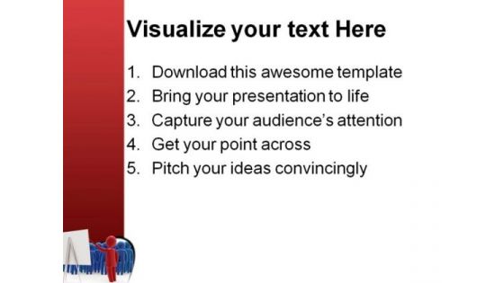Audience Business PowerPoint Template 0810