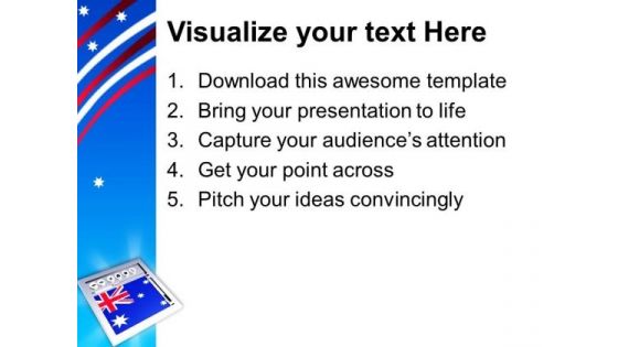 Australia Website Americana PowerPoint Templates And PowerPoint Themes 0912