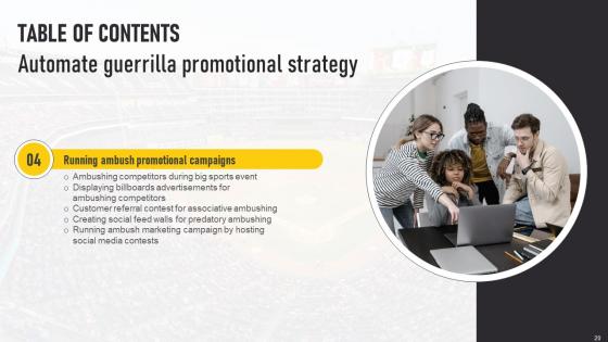 Automate Guerrilla Promotional Strategy Ppt Powerpoint Presentation Complete Deck With Slides