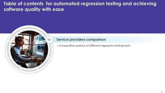 Automated Regression Testing and AchievingSoftware Quality with Ease PPT Sample