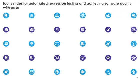 Automated Regression Testing and AchievingSoftware Quality with Ease PPT Sample