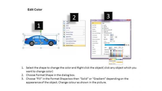 Autoshow Blue Family Car Side View PowerPoint Slides And Ppt Diagram Templates