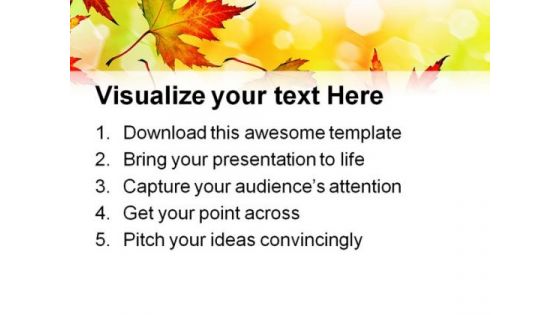 Autumn Background Nature PowerPoint Themes And PowerPoint Slides 0411