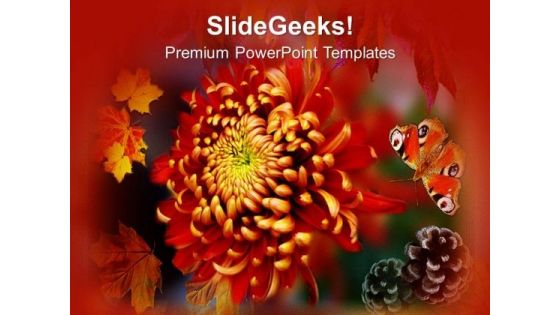 Autumn Is Season Of Flowers PowerPoint Templates Ppt Backgrounds For Slides 0613