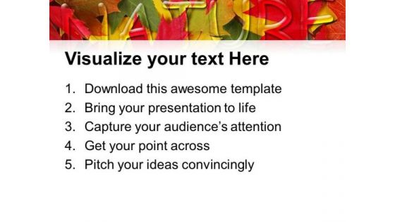 Autumn Leaves Nature PowerPoint Templates And PowerPoint Themes 0512