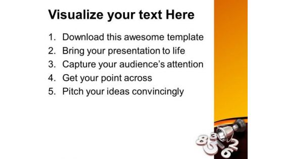 Award Winning Numbers Symbol PowerPoint Templates And PowerPoint Themes 0912