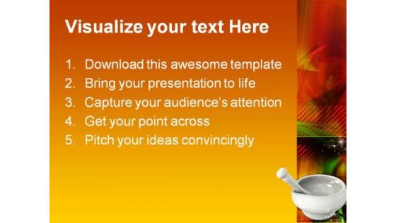 Ayurvedic Medical PowerPoint Template 1010
