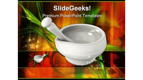Ayurvedic Medical PowerPoint Template 1010