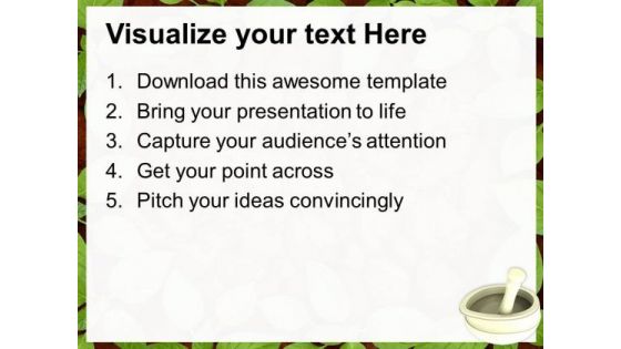 Ayurvedic Medicine Maker PowerPoint Templates Ppt Backgrounds For Slides 0513