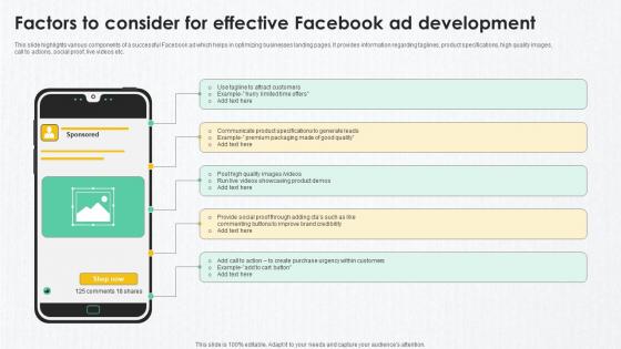 B2B Marketing Techniques Factors To Consider For Effective Facebook Ad Development
