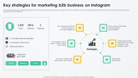 B2B Marketing Techniques Key Strategies For Marketing B2B Business On Instagram B2B Marketing Techniques Key Strategies For Marketing B2B Business On Instagram