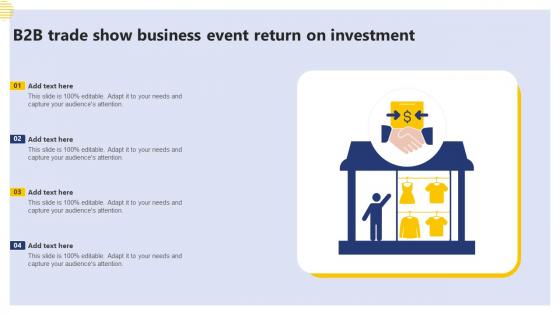 B2B Trade Show Business Event Return On Investment Topics Pdf