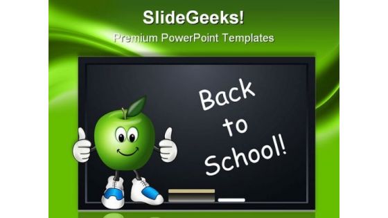 Back To School01 Education PowerPoint Template 0810