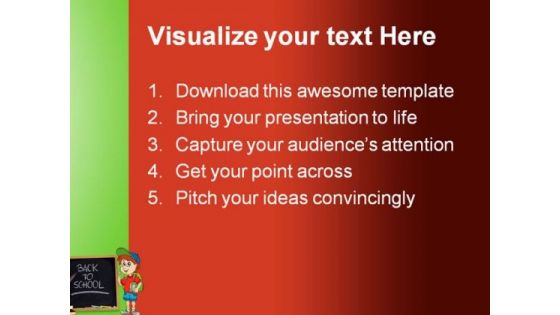 Back To School01 Education PowerPoint Template 1010