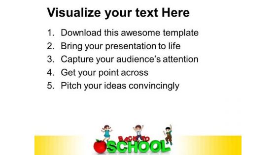 Back To School Concept Education PowerPoint Templates And PowerPoint Themes 0612