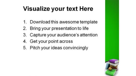Back To School Education PowerPoint Template 1010
