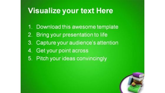 Back To School Education PowerPoint Template 1010