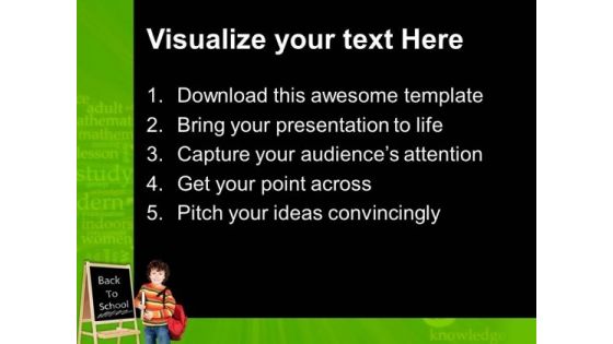 Back To School Education PowerPoint Templates And PowerPoint Themes 0412