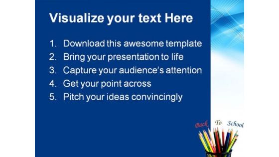 Back To School Education PowerPoint Themes And PowerPoint Slides 0411