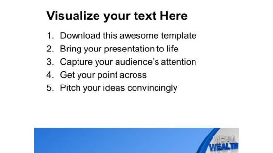 Background To Show Enormous Wealth PowerPoint Templates Ppt Backgrounds For Slides 0413