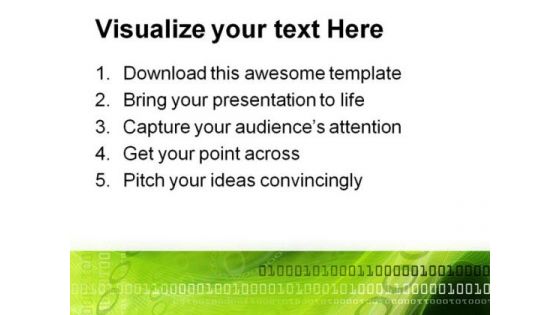 Background With Binary Abstract PowerPoint Templates And PowerPoint Backgrounds 0411