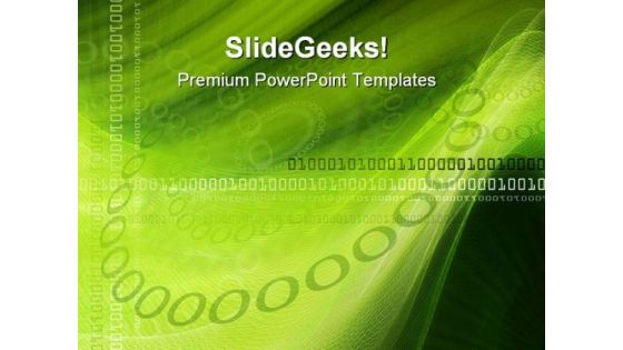 Background With Binary Abstract PowerPoint Themes And PowerPoint Slides 0411