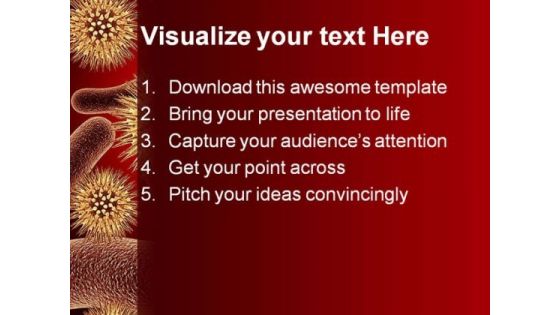 Bacteria Science PowerPoint Templates And PowerPoint Backgrounds 0311