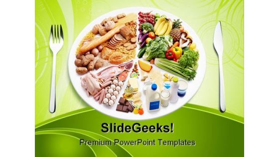 Balance Diet Food PowerPoint Templates And PowerPoint Backgrounds 0211
