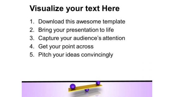 Balance Growth Finance PowerPoint Templates And PowerPoint Themes 0512