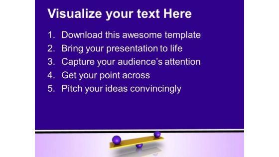 Balance Growth Finance PowerPoint Templates And PowerPoint Themes 0512
