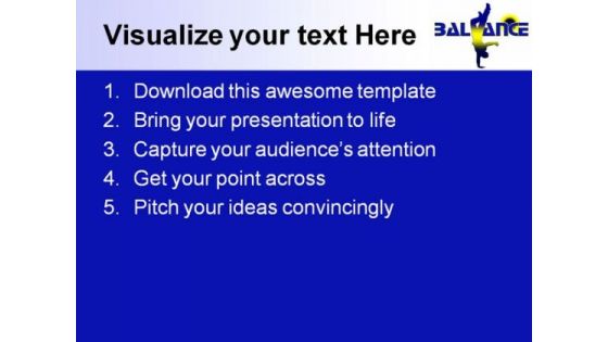 Balance People PowerPoint Themes And PowerPoint Slides 0611
