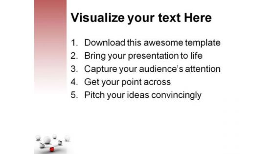 Balance Shapes PowerPoint Template 0910