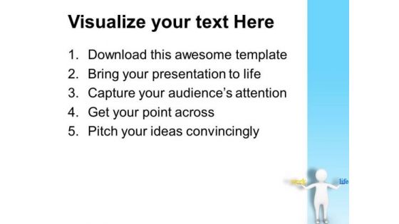 Balance Your Life And Work PowerPoint Templates Ppt Backgrounds For Slides 0713
