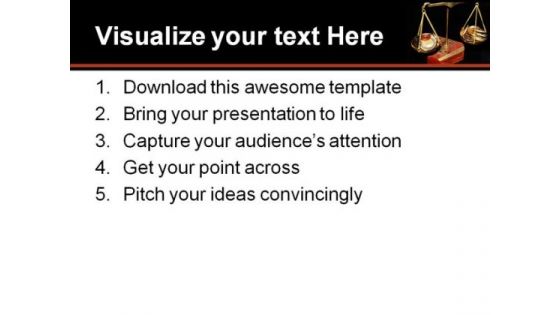 Balanced Money PowerPoint Template 0610